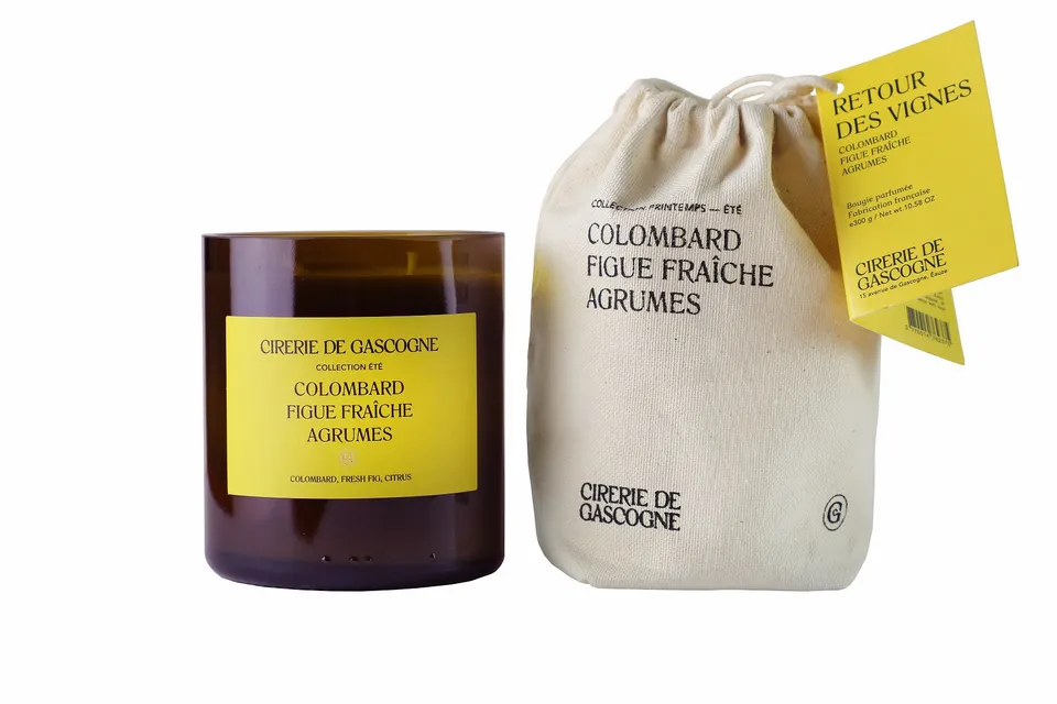 cirerie-de-gascogne-bougie-cul-de-bouteille-colombard-figue-agrumes image 1