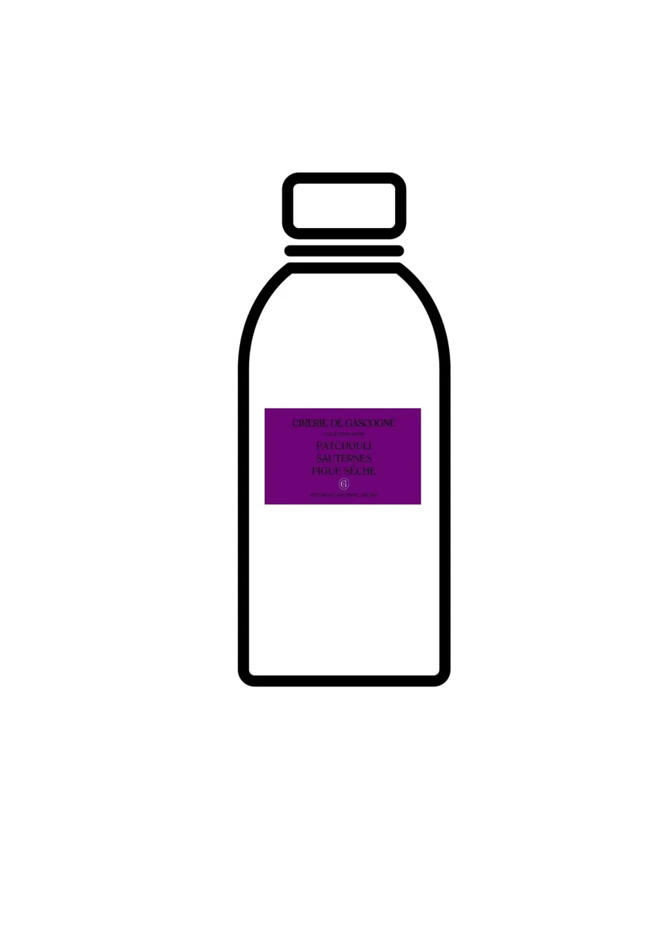 cirerie-de-gascogne-recharge-diffuseur-patchouli-sauternes-figue-s-che-200-ml image 1