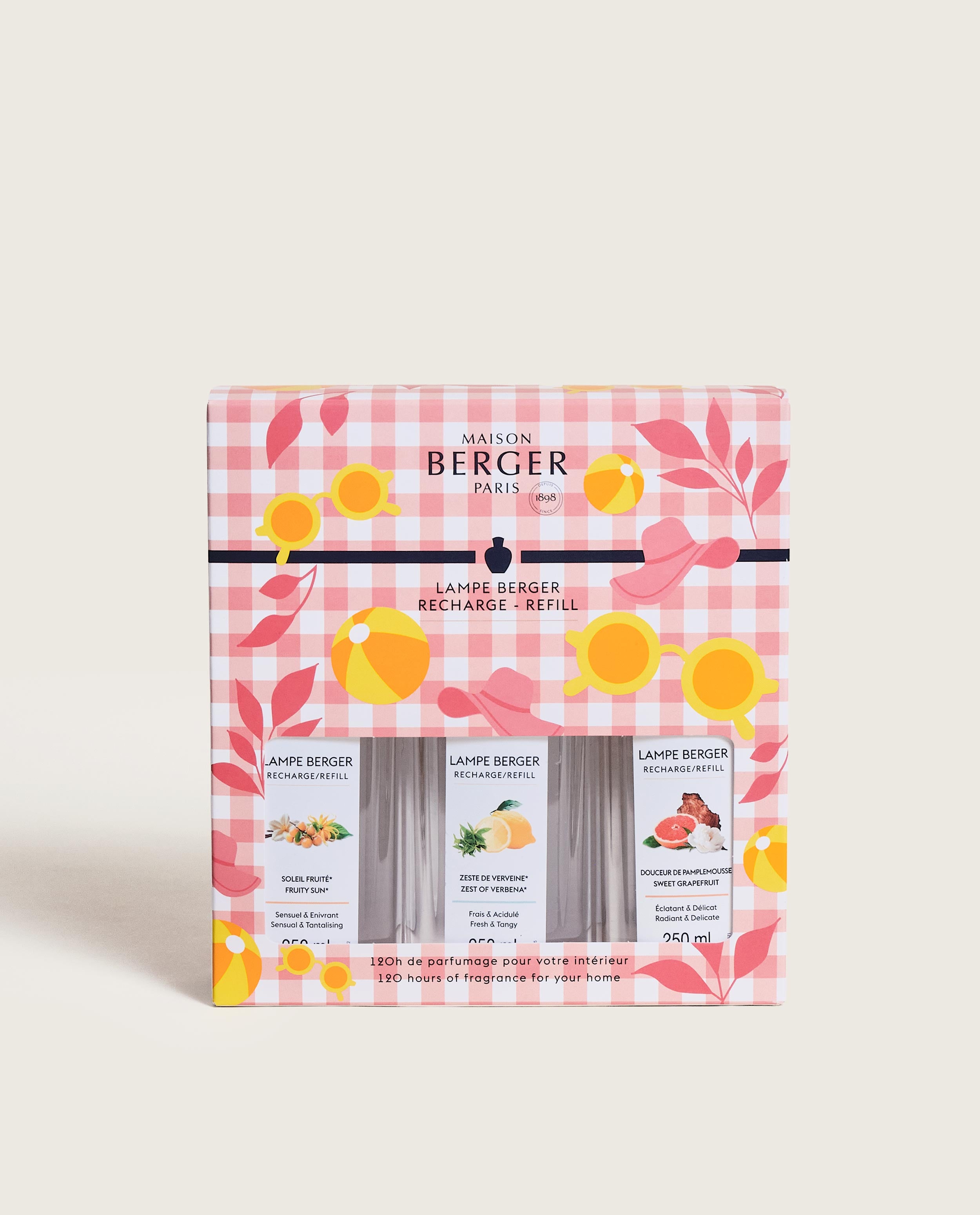 maison-berger-paris-coffret-3-recharges-lampe-berger-estivale-3x250ml image 2