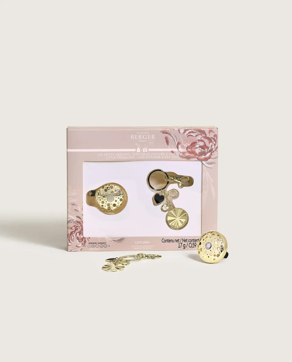 maison-berger-paris-coffret-les-petits-tr-sors-ophelia-diffuseur-voiture-or-port image 1