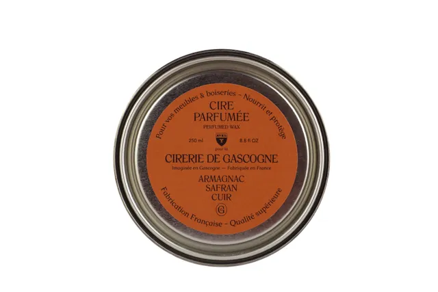 cirerie-de-gascogne-cire-parfum-e-armagnac-safran-cuir-pour-meubles-bois image 1