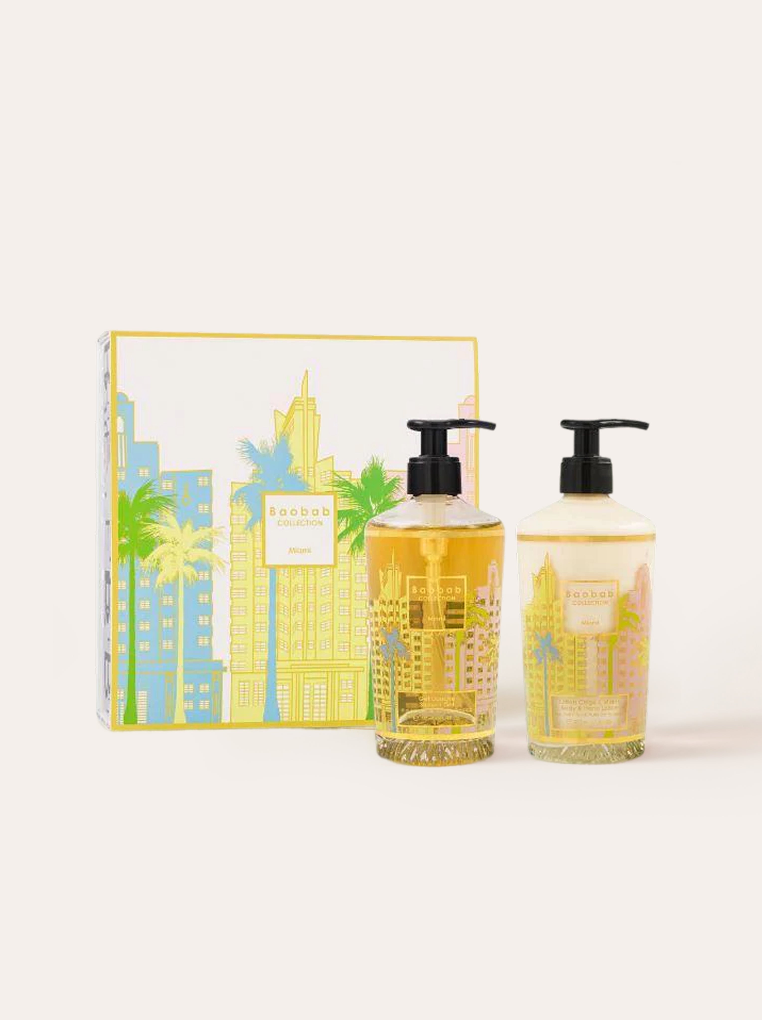 baobab-collection-my-first-baobab-miami-coffret-cadeau-lotion-corps-gel-douche image 1