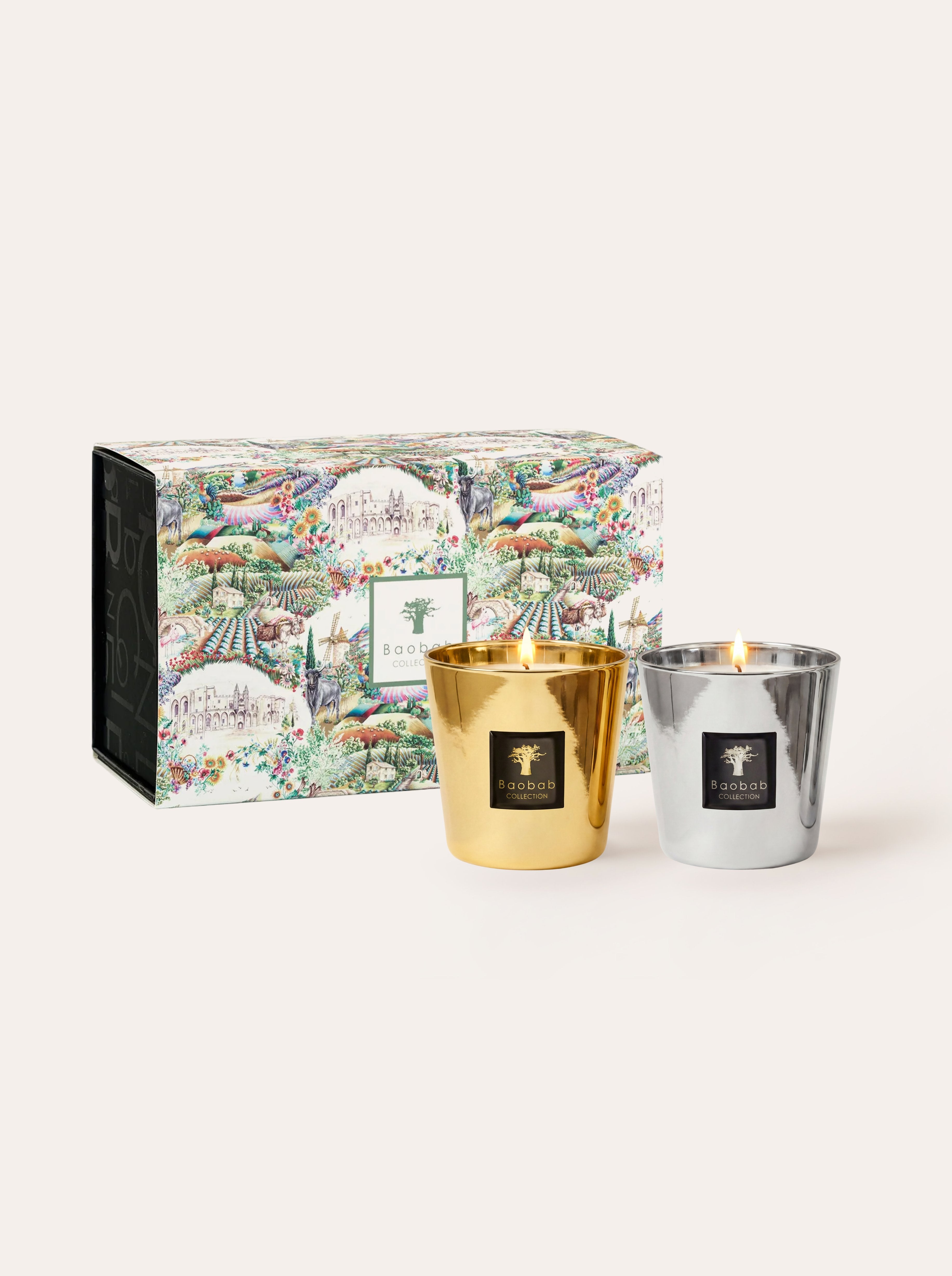 baobab-collection-coffret-duo-de-bougies-les-exclusives-platinum-aurum image 1