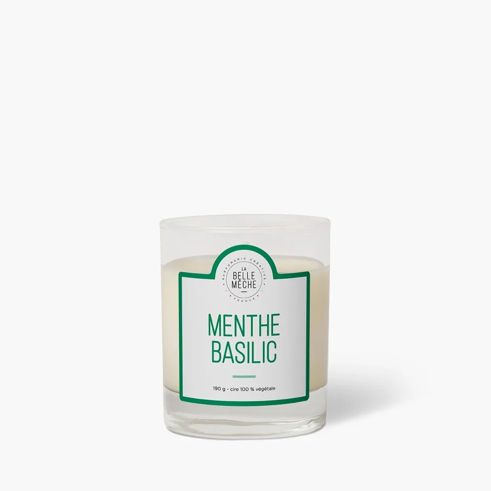la-belle-m-che-bougie-parfum-e-menthe-basilic-190g-50h image 1