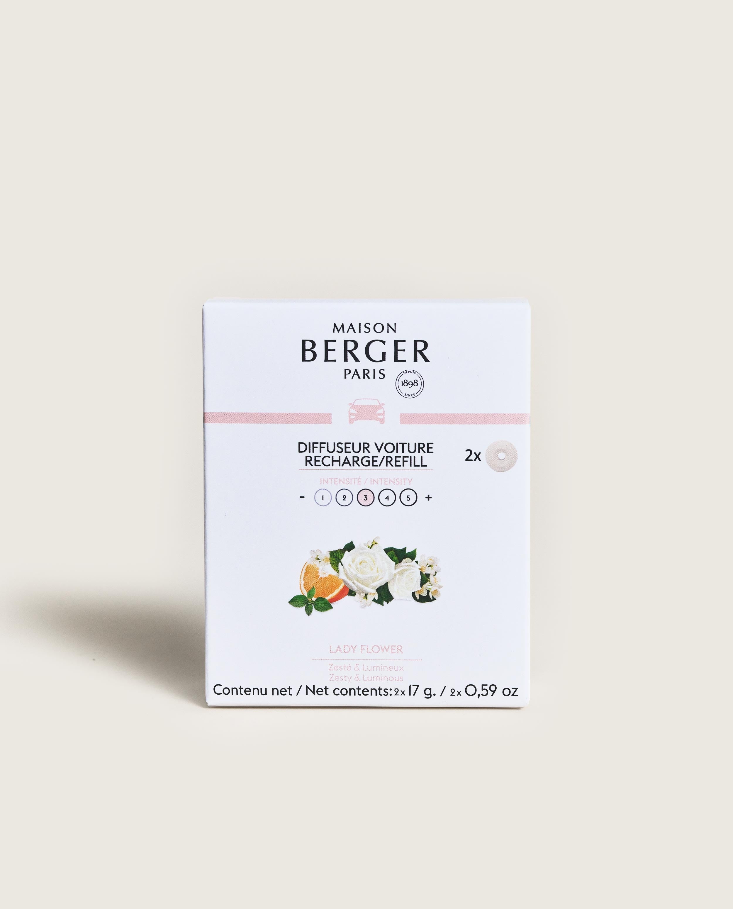 maison-berger-paris-recharges-diffuseur-voiture-lady-flower image 3