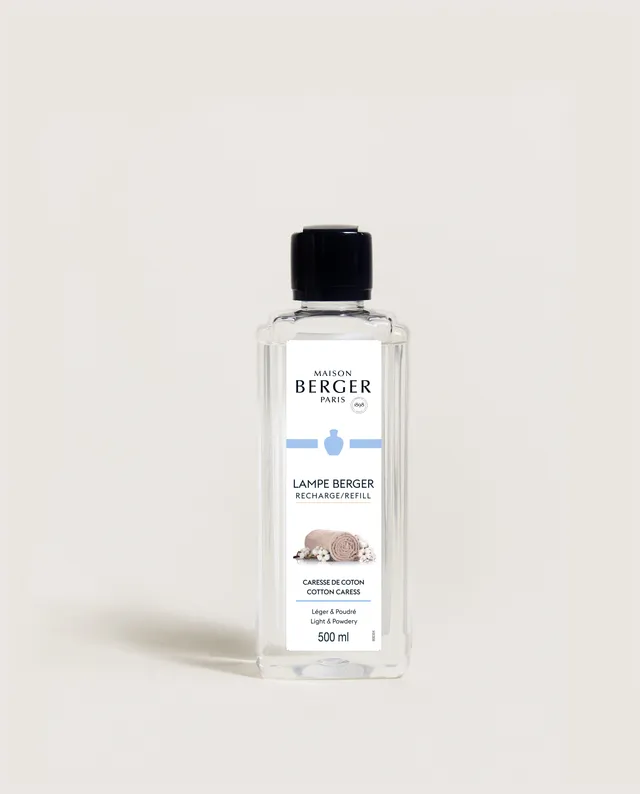 maison-berger-paris-recharge-lampe-berger-caresse-de-coton-500ml image 1