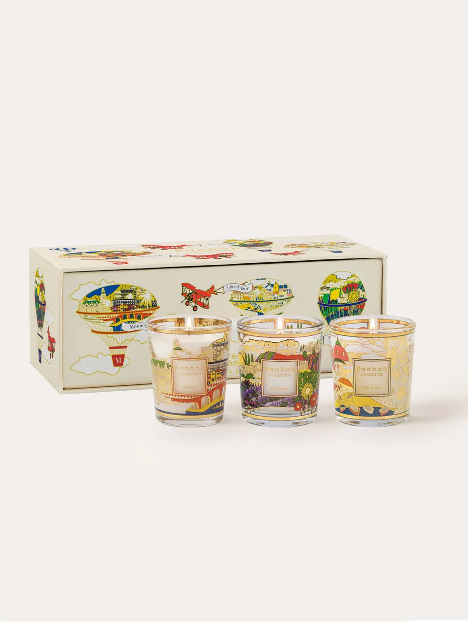 baobab-collection-trio-travel-bougies-provence-monaco-c-te-d-azur-coffret-cadeau image 1