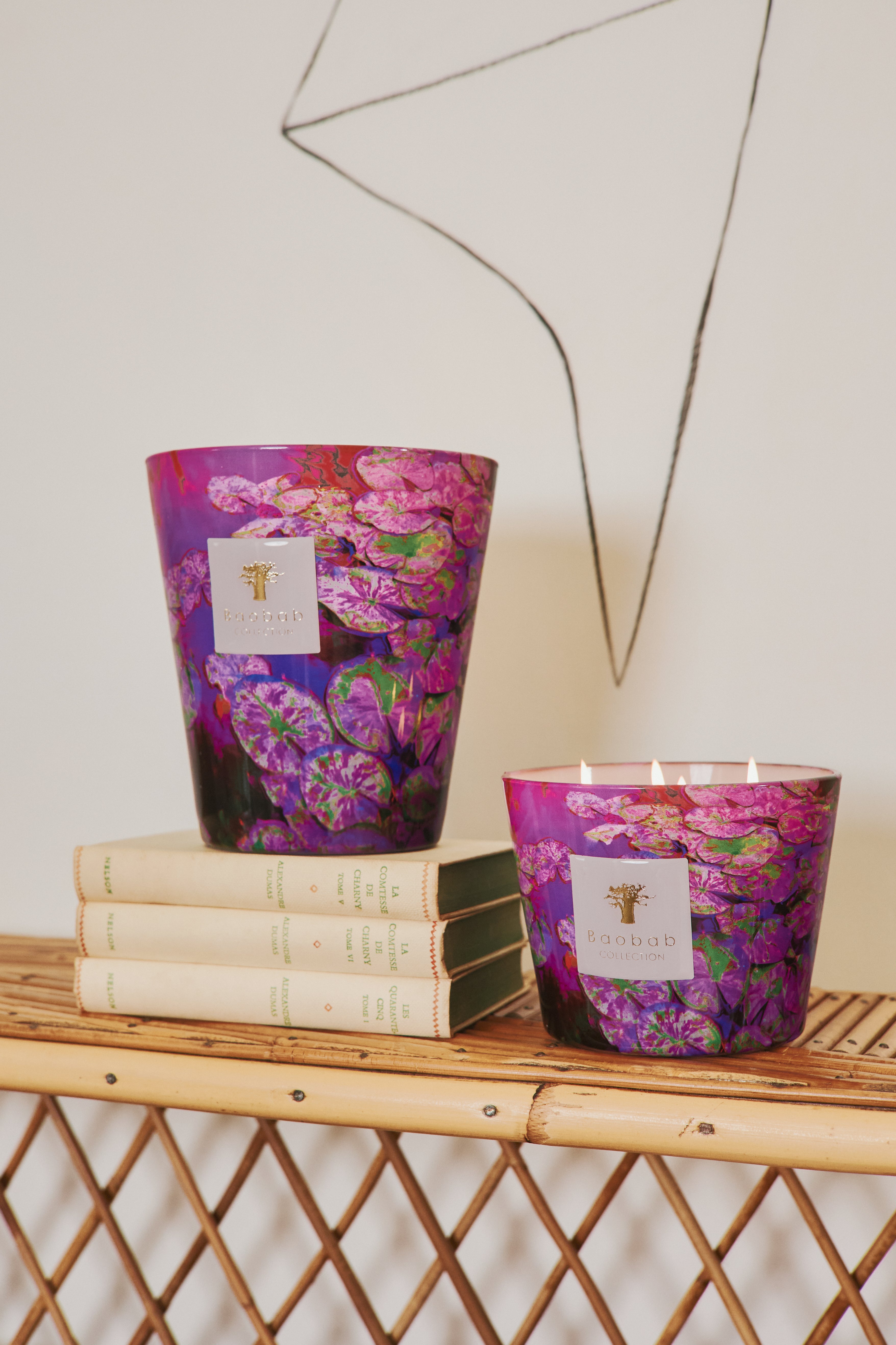 baobab-collection-arty-flowers-bougie-parfum-e-water-lily-bougie-d-corative image 2
