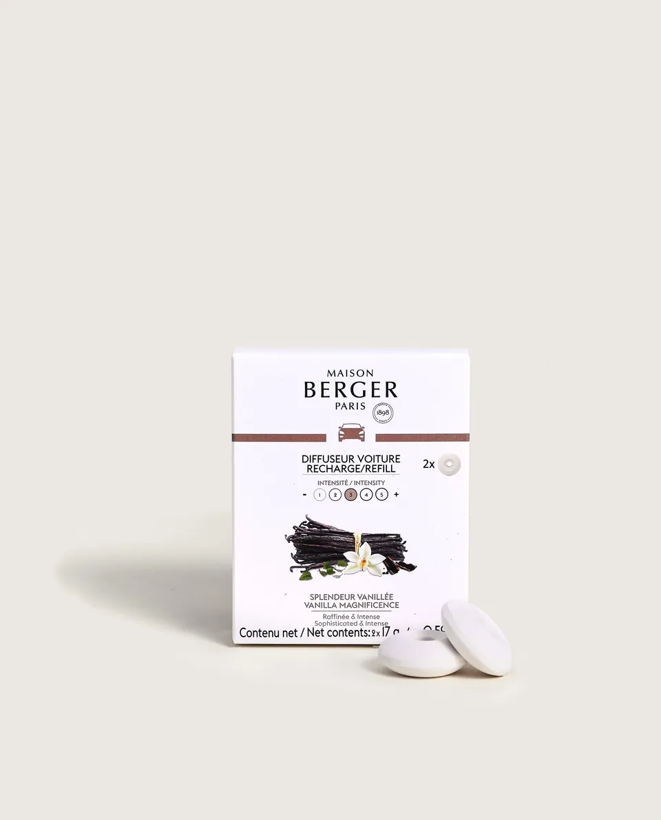 maison-berger-paris-recharges-diffuseur-voiture-splendeur-vanill-e-x2 image 1