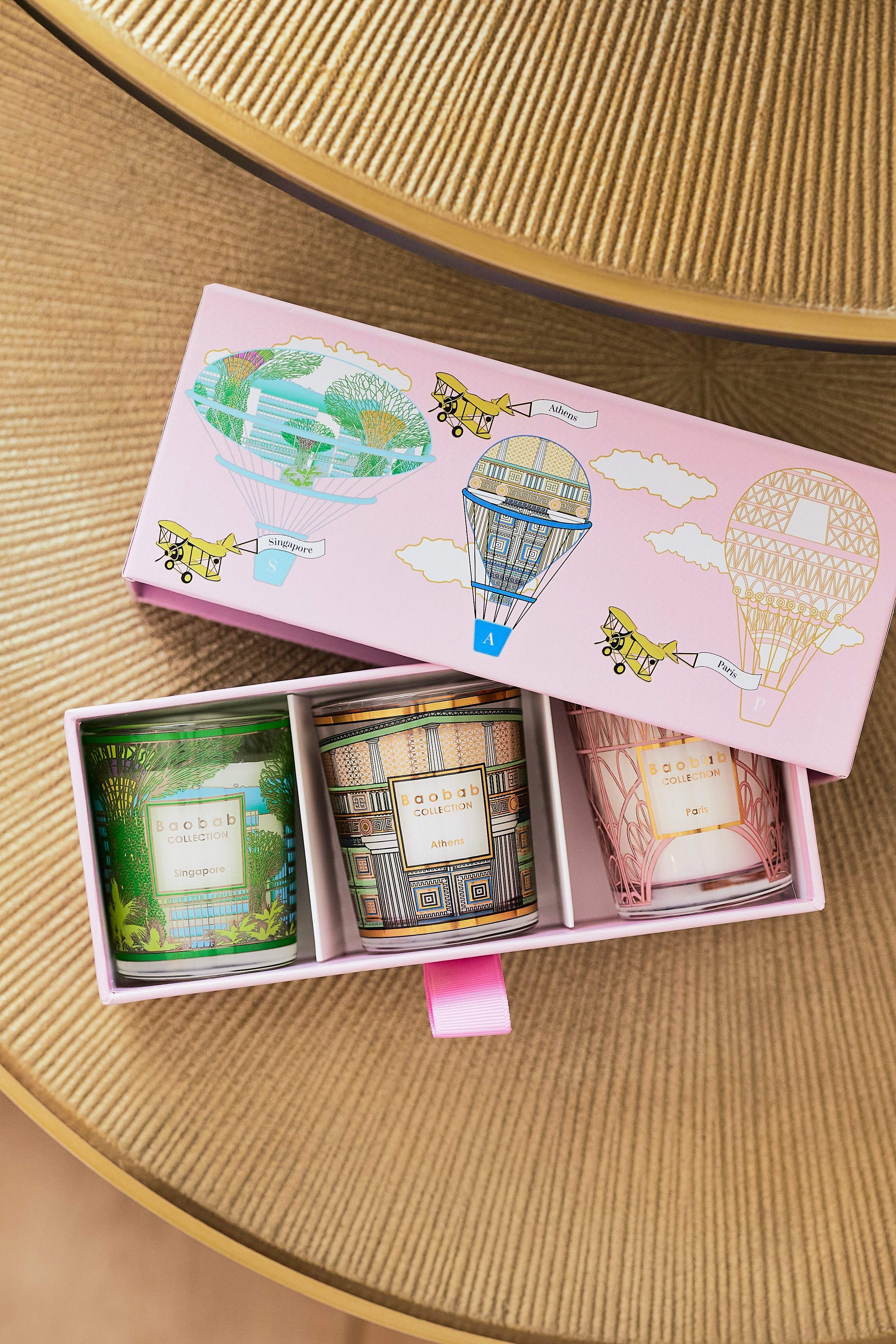 baobab-collection-trio-travel-bougies-singapore-athens-paris image 2