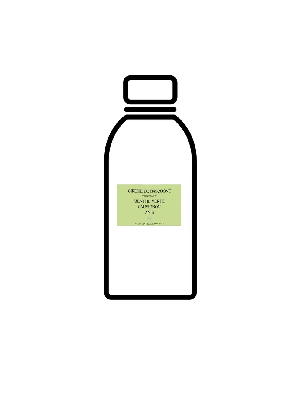 cirerie-de-gascogne-recharge-diffuseur-menthe-sauvignon-anis-200-ml image 1