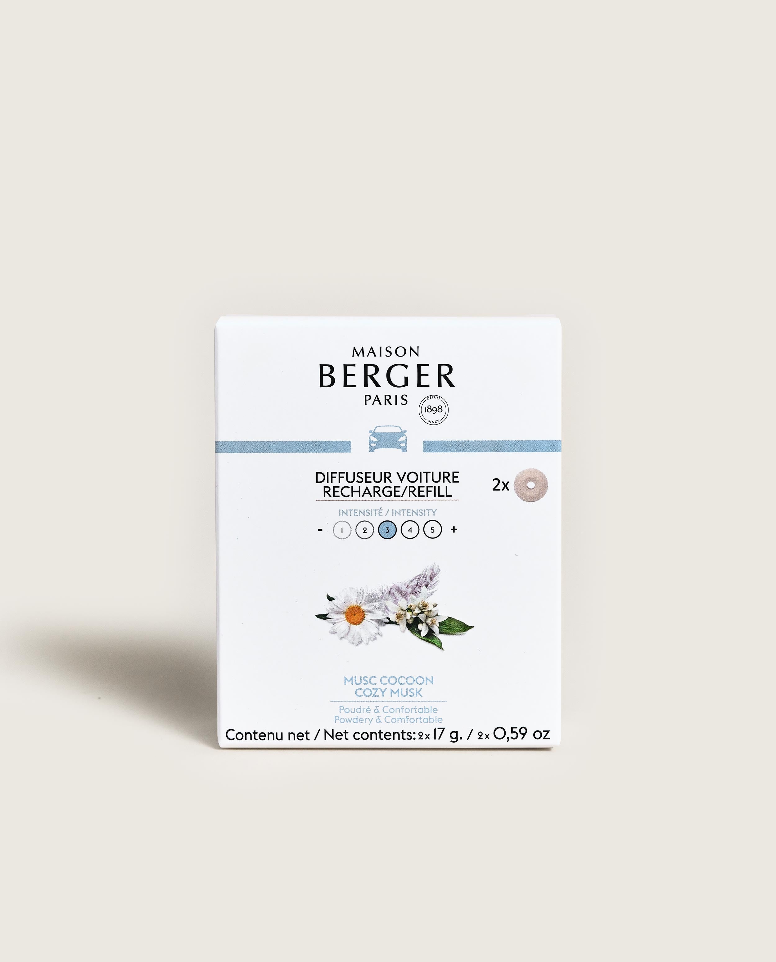 maison-berger-paris-recharges-diffuseur-voiture-musc-cocoon-x2 image 3