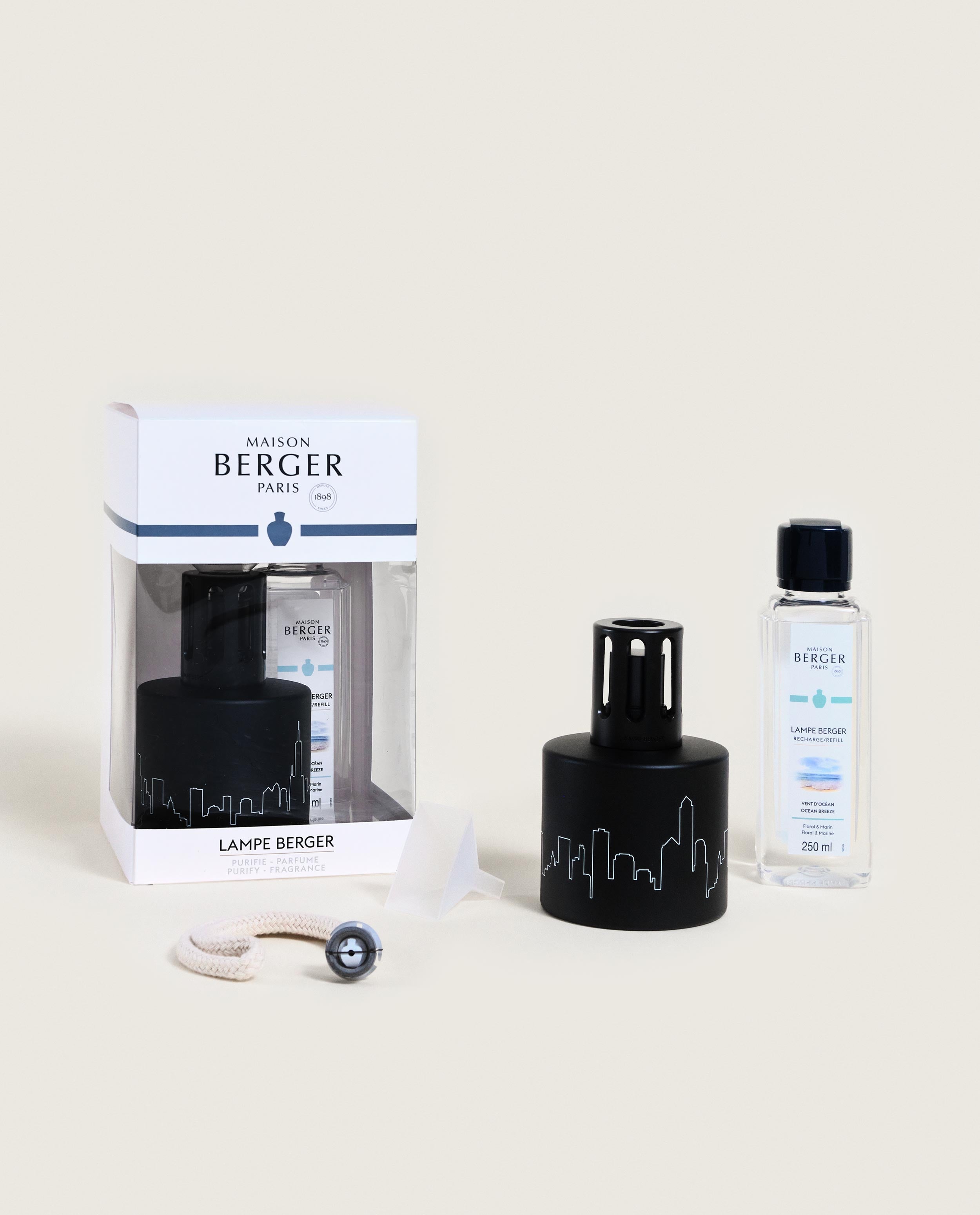 maison-berger-paris-coffret-lampe-berger-skyline-noire-vent-d-oc-an image 5