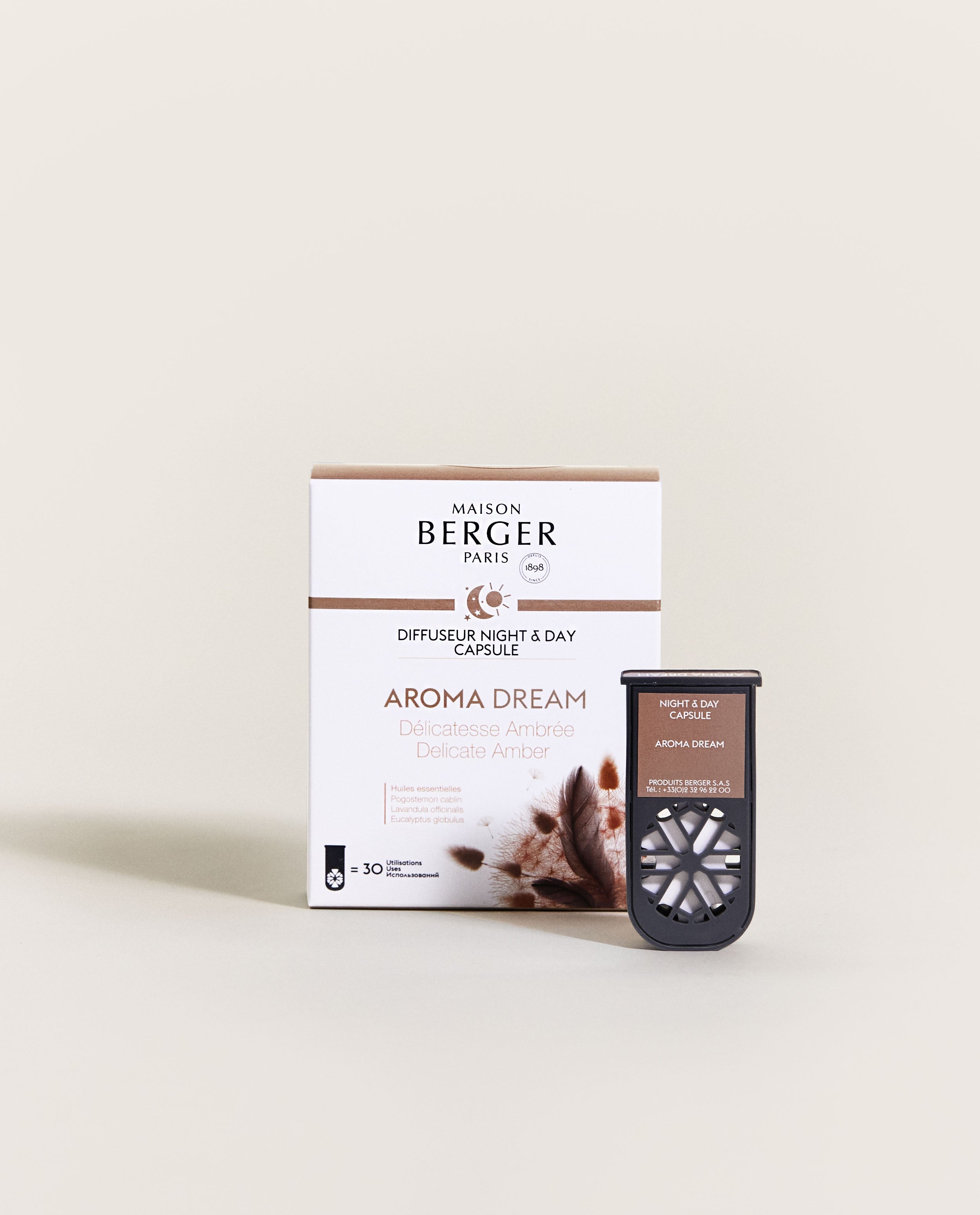 maison-berger-paris-capsule-diffuseur-night-day-aroma-dream-d-licatesse-ambr-e image 1