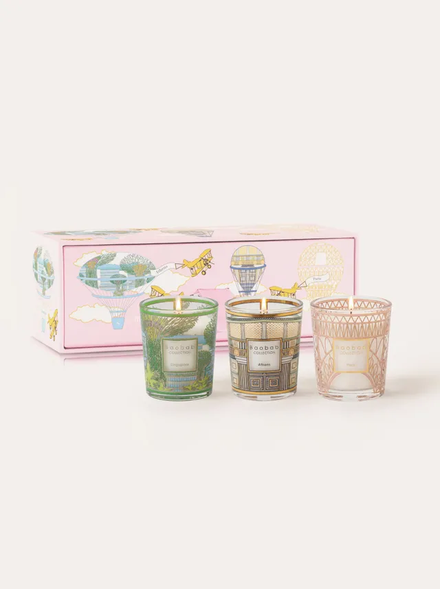 baobab-collection-trio-travel-bougies-singapore-athens-paris image 1