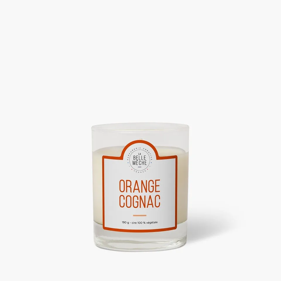 la-belle-m-che-bougie-parfum-e-orange-cognac-190g image 1