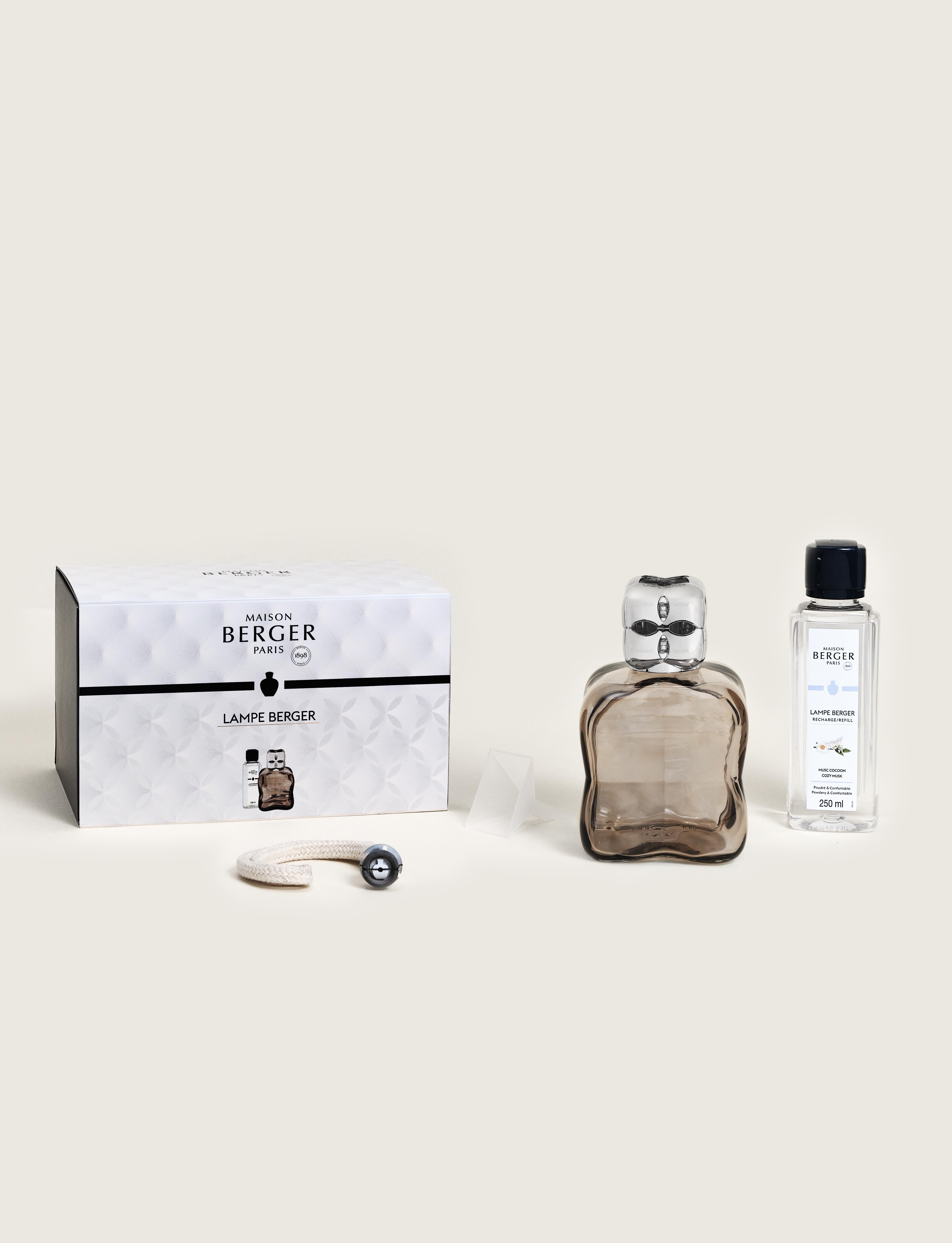maison-berger-paris-coffret-lampe-berger-cosy-marron-musc-cocoon image 5