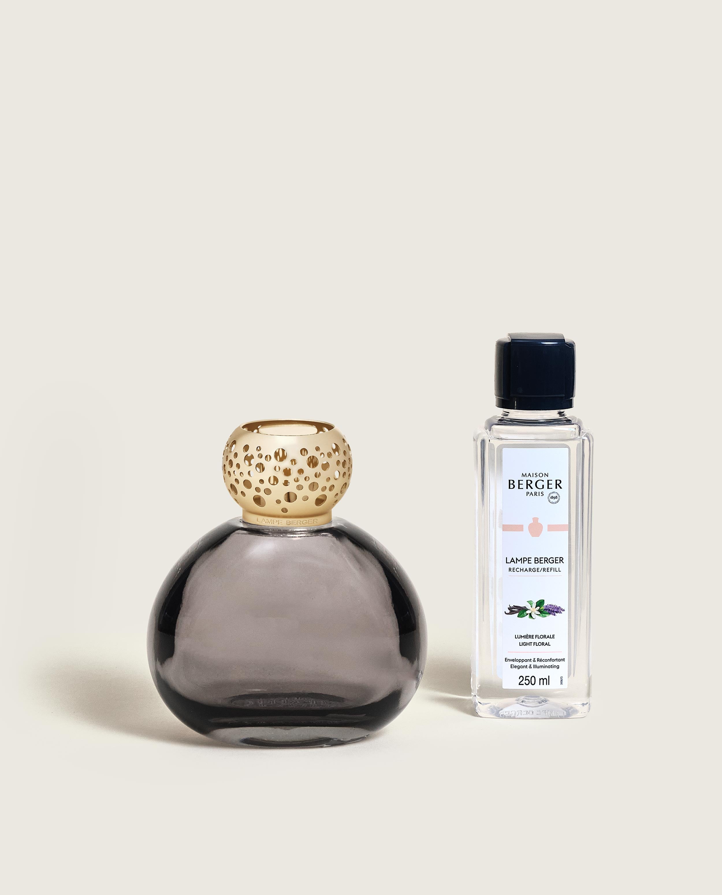 maison-berger-paris-coffret-lampe-berger-ophelia-noire-lumi-re-florale-250-ml image 1
