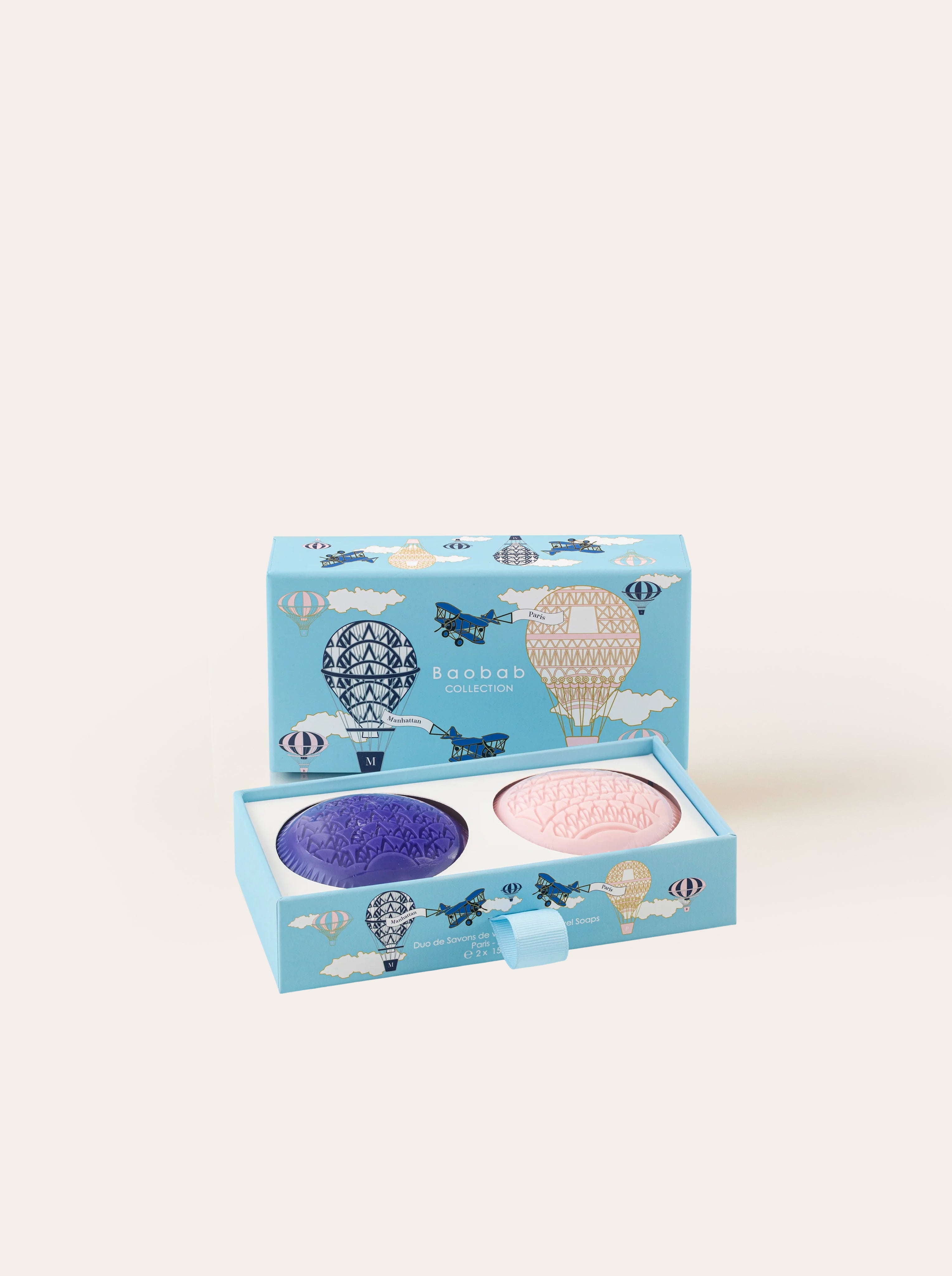 baobab-collection-paris-manhattan-coffret-cadeau-2-savons image 1