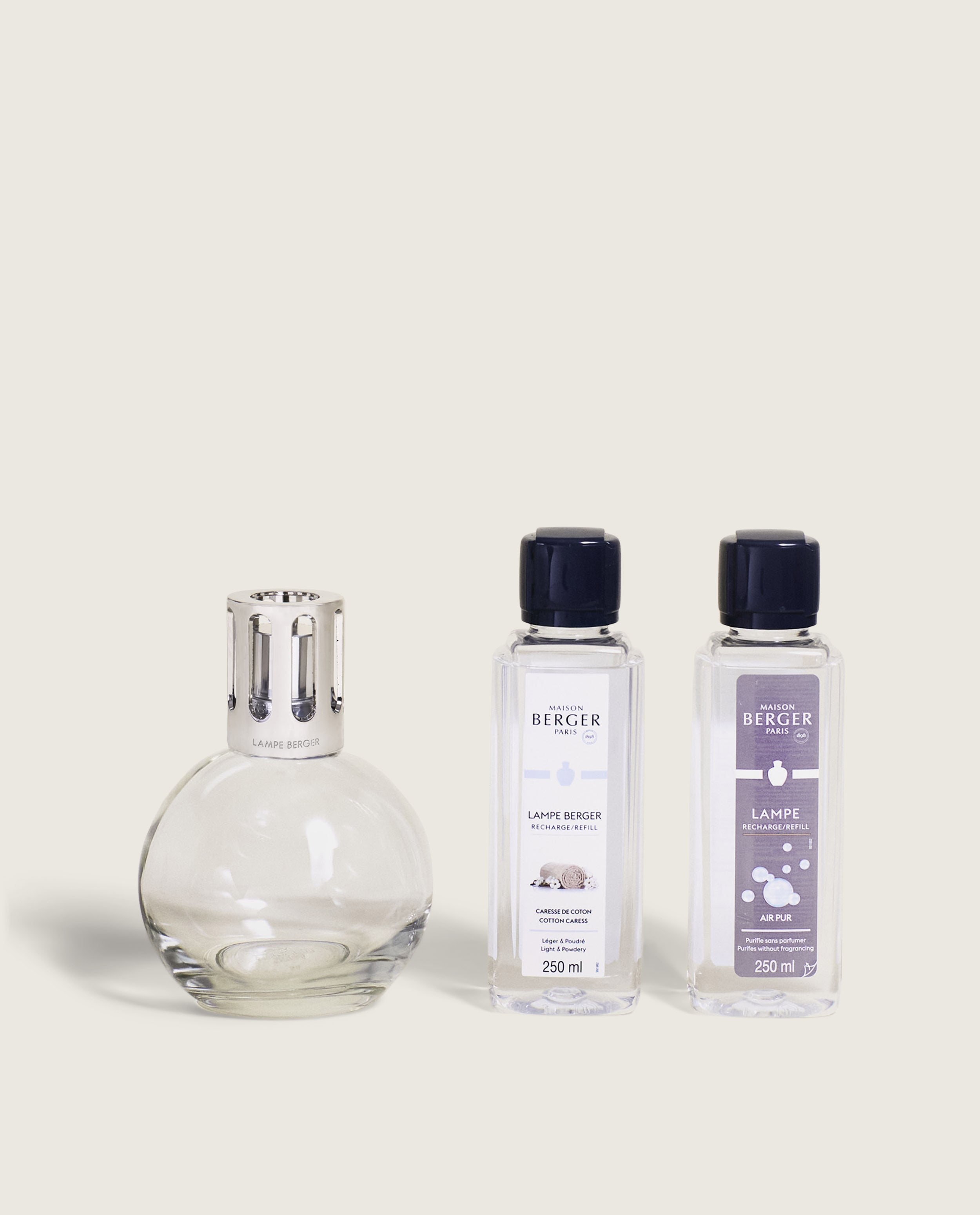 maison-berger-paris-coffret-lampe-berger-essentielle-ronde-air-pur-caresse-de-co image 1