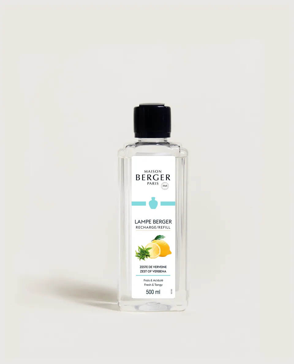 maison-berger-paris-recharge-lampe-berger-zeste-de-verveine-500-ml image 1