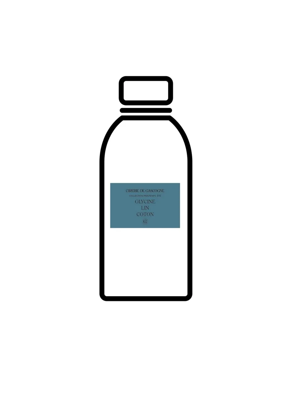 cirerie-de-gascogne-recharge-diffuseur-200-ml-glycine-lin-coton image 1