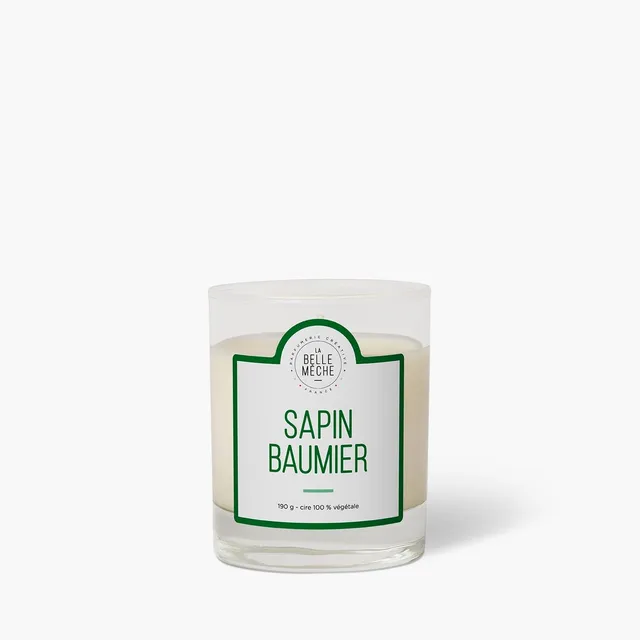 la-belle-m-che-bougie-parfum-e-sapin-baumier-190g image 1