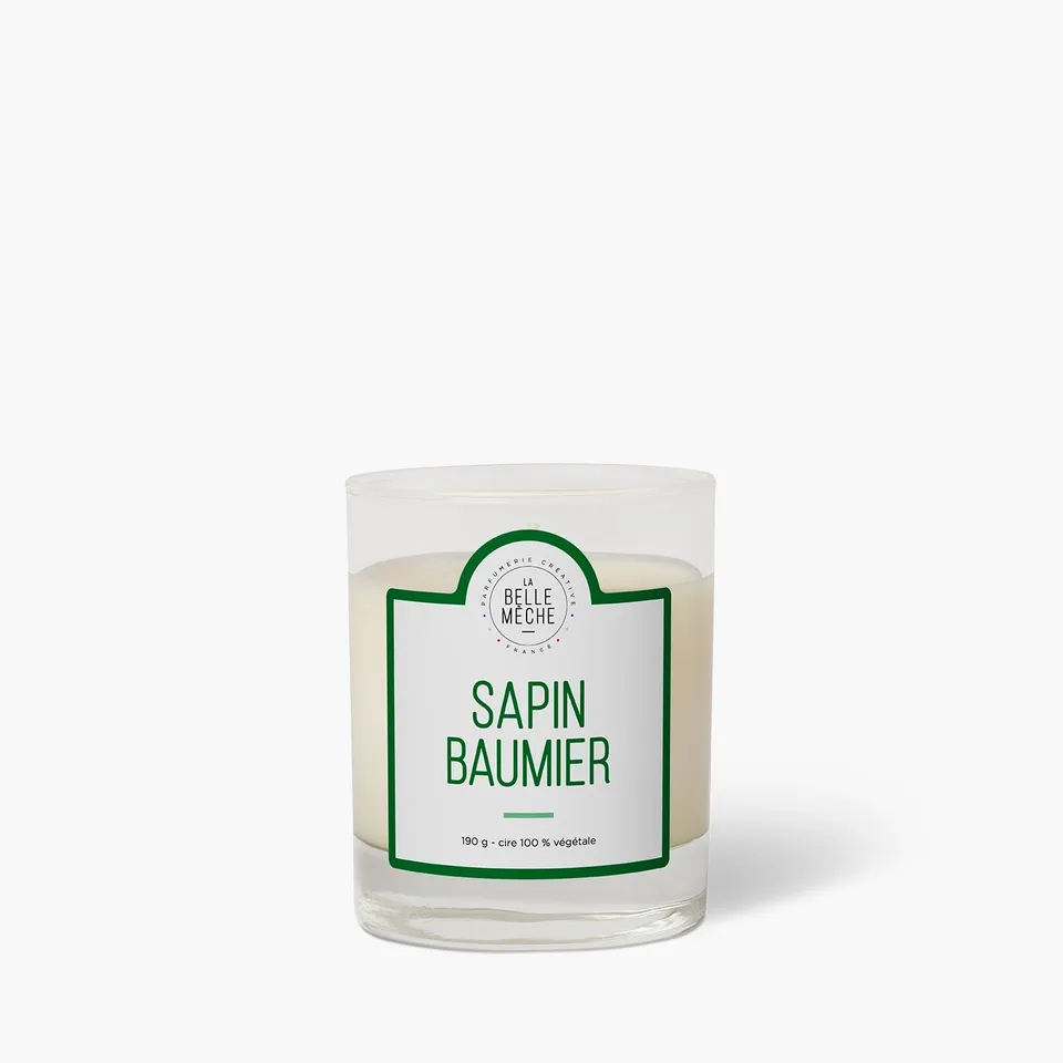 la-belle-m-che-bougie-parfum-e-sapin-baumier-190g image 1