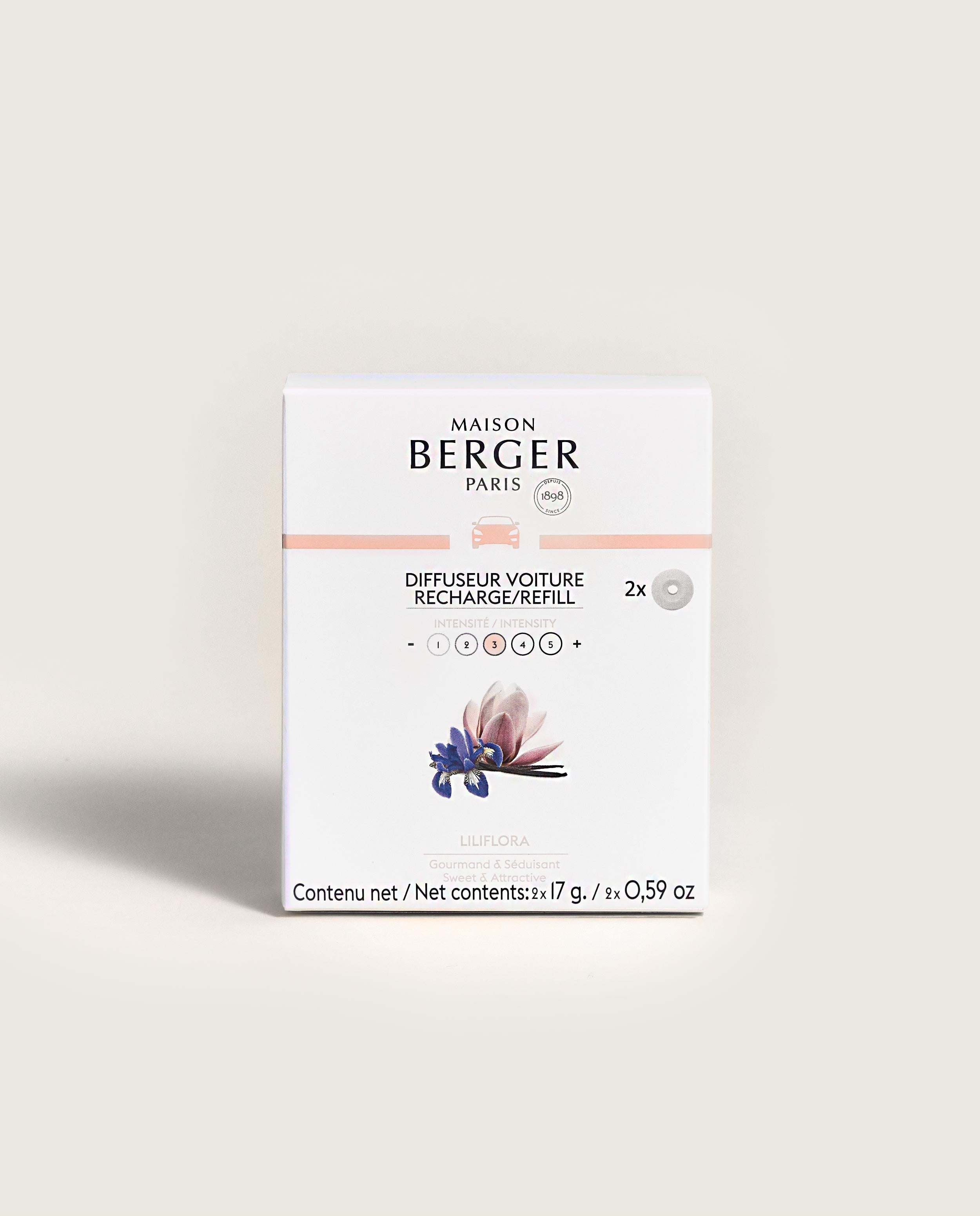 maison-berger-paris-recharges-diffuseur-voiture-liliflora-lot image 3