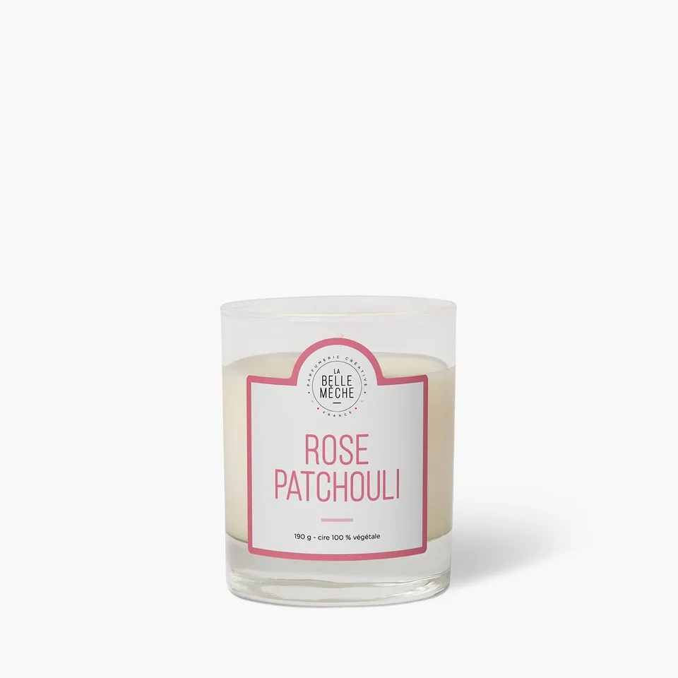 la-belle-m-che-bougie-parfum-e-rose-patchouli-190-g image 1