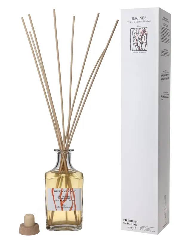 cirerie-de-gascogne-diffuseur-carafe-700-ml-hiver-racines-radis-v-tiver-gentiane image 1