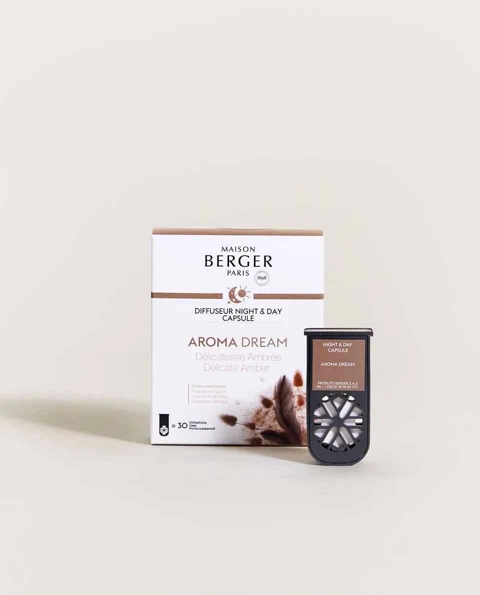 maison-berger-paris-capsule-diffuseur-night-day-aroma-dream-d-licatesse-ambr-e image 1