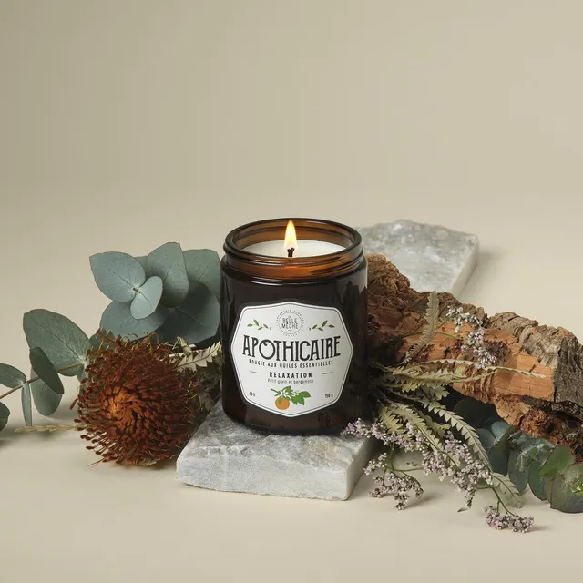 la-belle-m-che-bougie-huile-essentielle-relaxation-petit-grain-bergamote image 1