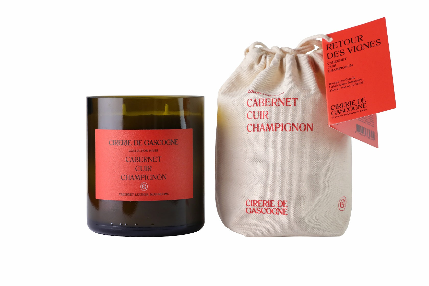 cirerie-de-gascogne-retour-des-vignes-bougie-cul-de-bouteille-cabernet-cuir-cham image 1