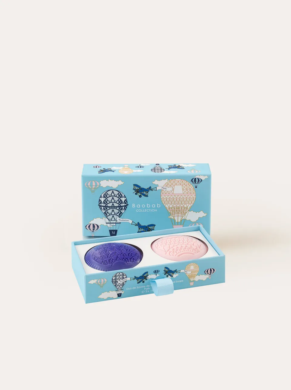 baobab-collection-paris-manhattan-coffret-cadeau-2-savons image 1