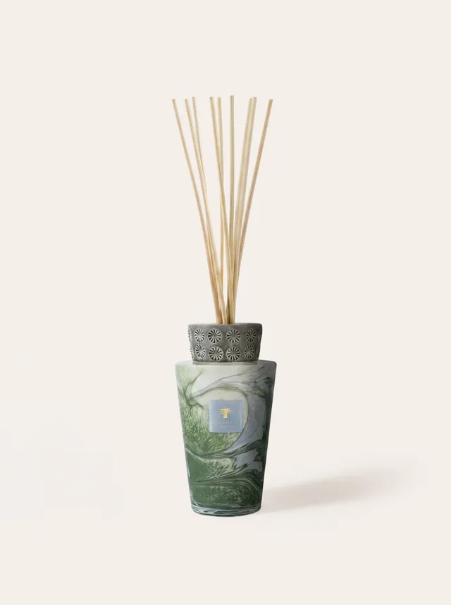 baobab-collection-totem-leaves-marius-diffuseur-totem-verre-bleu-ciel image 1