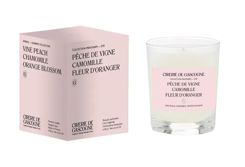 cirerie-de-gascogne-bougie-p-che-de-vigne-camomille-fleur-d-oranger-180-g image 1