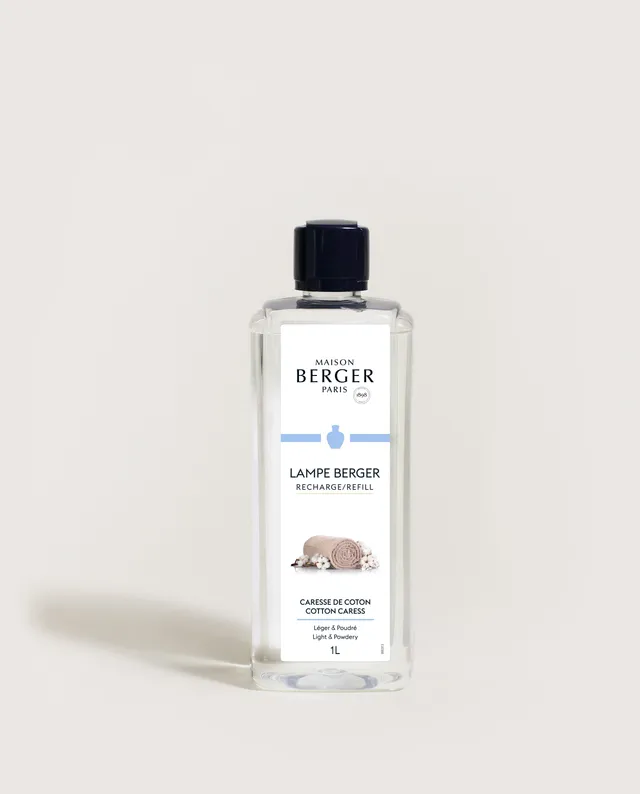 maison-berger-paris-caresse-de-coton-recharge-lampe-berger-1-litre image 1