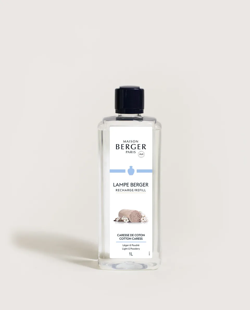maison-berger-paris-caresse-de-coton-recharge-lampe-berger-1-litre image 1