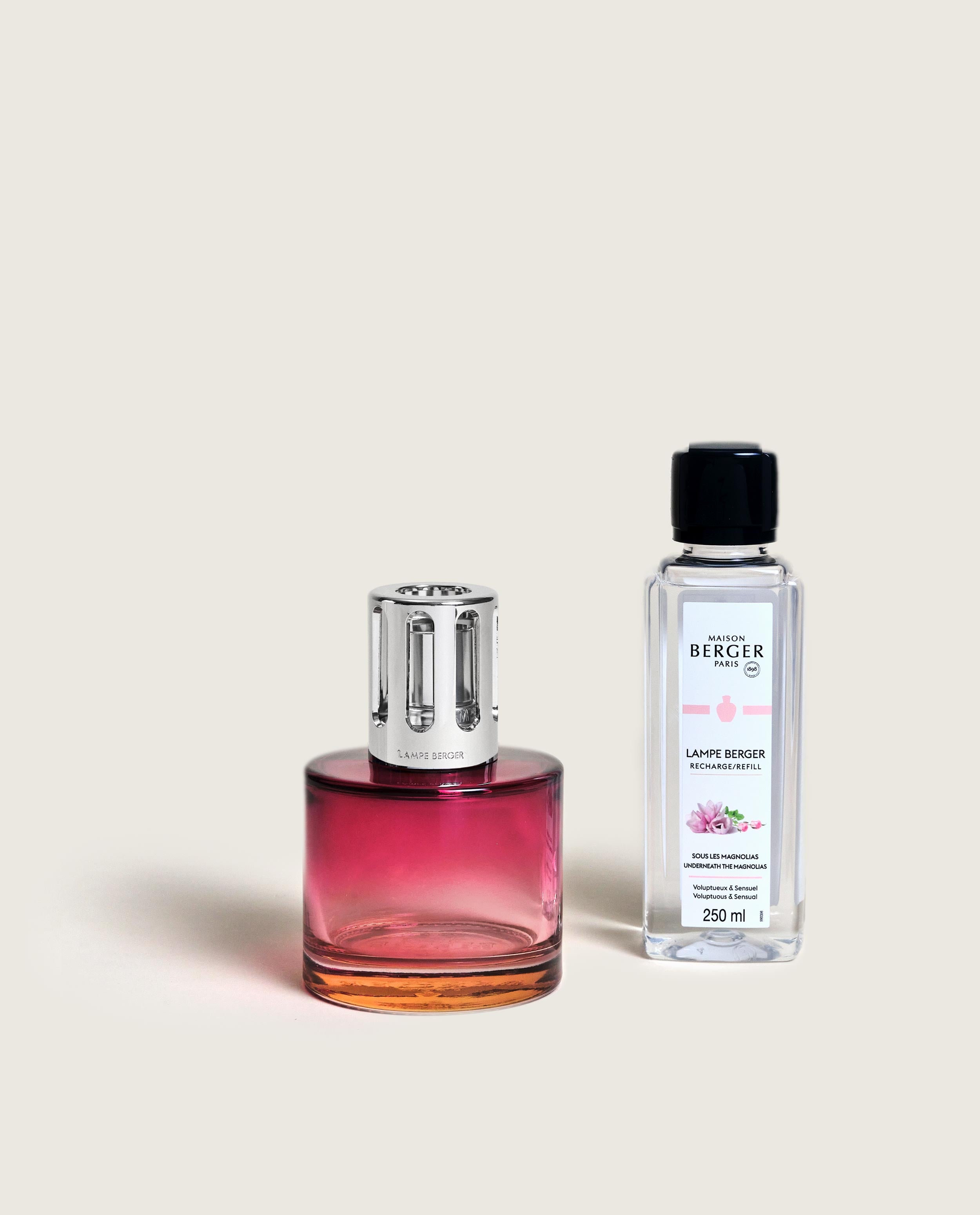 maison-berger-paris-coffret-lampe-berger-pure-rose-sous-les-magnolias image 1