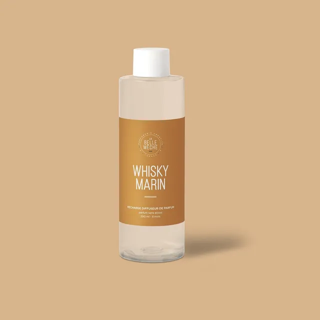 la-belle-m-che-recharge-diffuseur-whisky-marin-200ml-10-tiges image 1