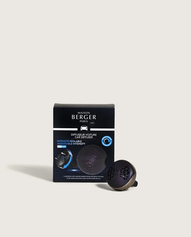 maison-berger-paris-pince-diffuseur-voiture-modulable-smart-noir-gun-m-tal image 1