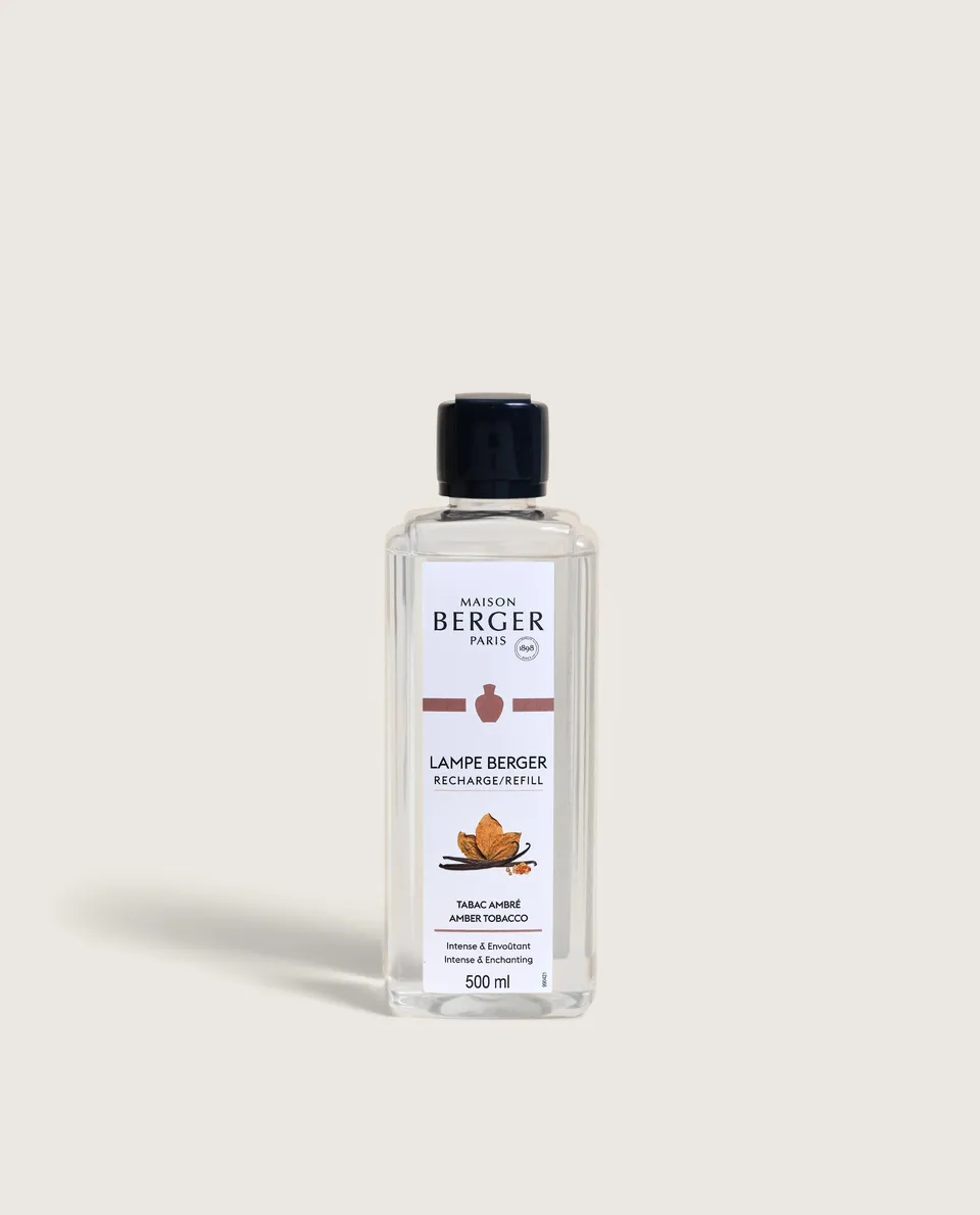 maison-berger-paris-recharge-lampe-berger-tabac-ambr-500ml image 1