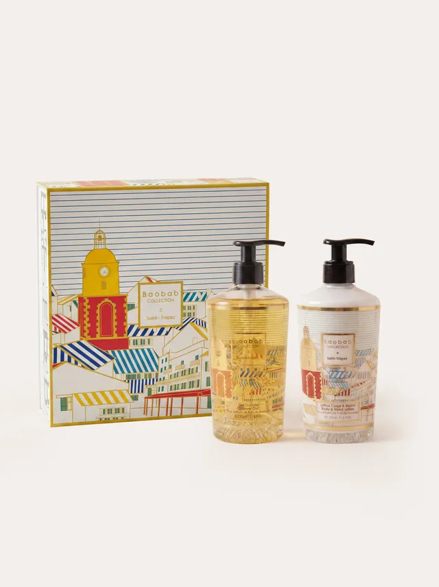 baobab-collection-my-first-baobab-saint-tropez-coffret-gel-douche-lotion-corps-m image 1