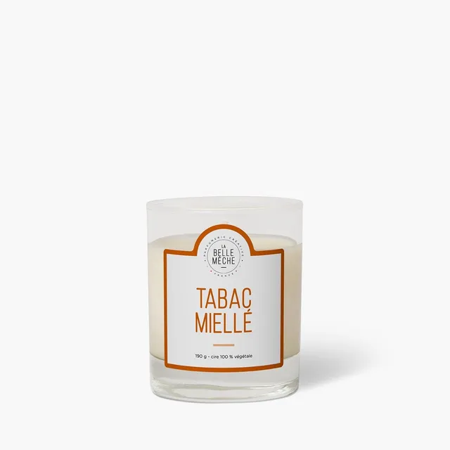 la-belle-m-che-bougie-parfum-e-tabac-miell-190g image 1