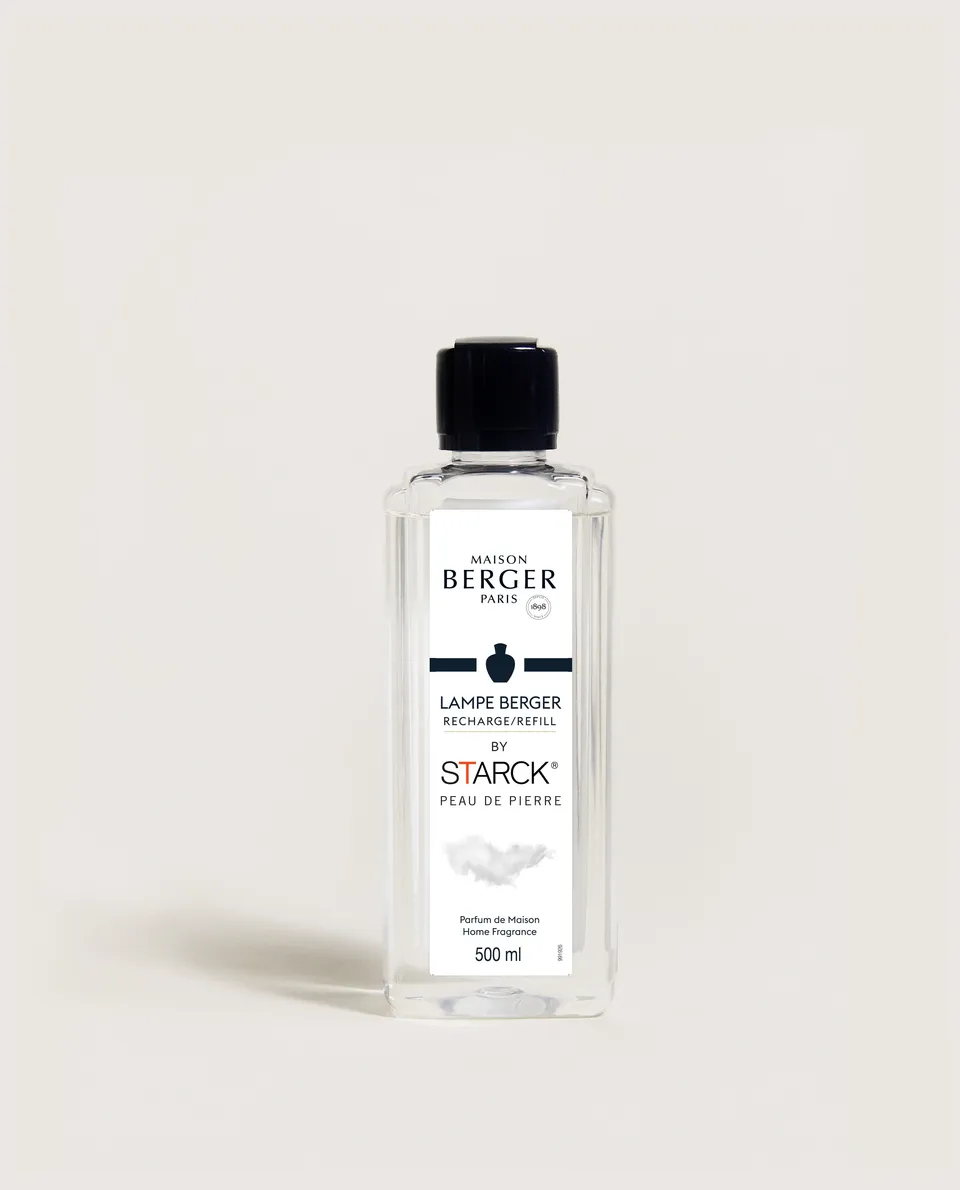 maison-berger-paris-by-starck-recharge-lampe-berger-peau-de-pierre-500-ml image 1