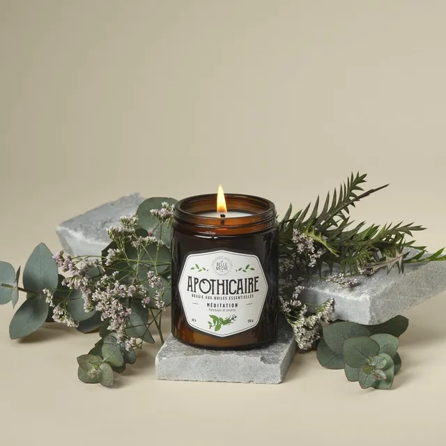 la-belle-m-che-bougie-huile-essentielle-m-ditation-150g image 1
