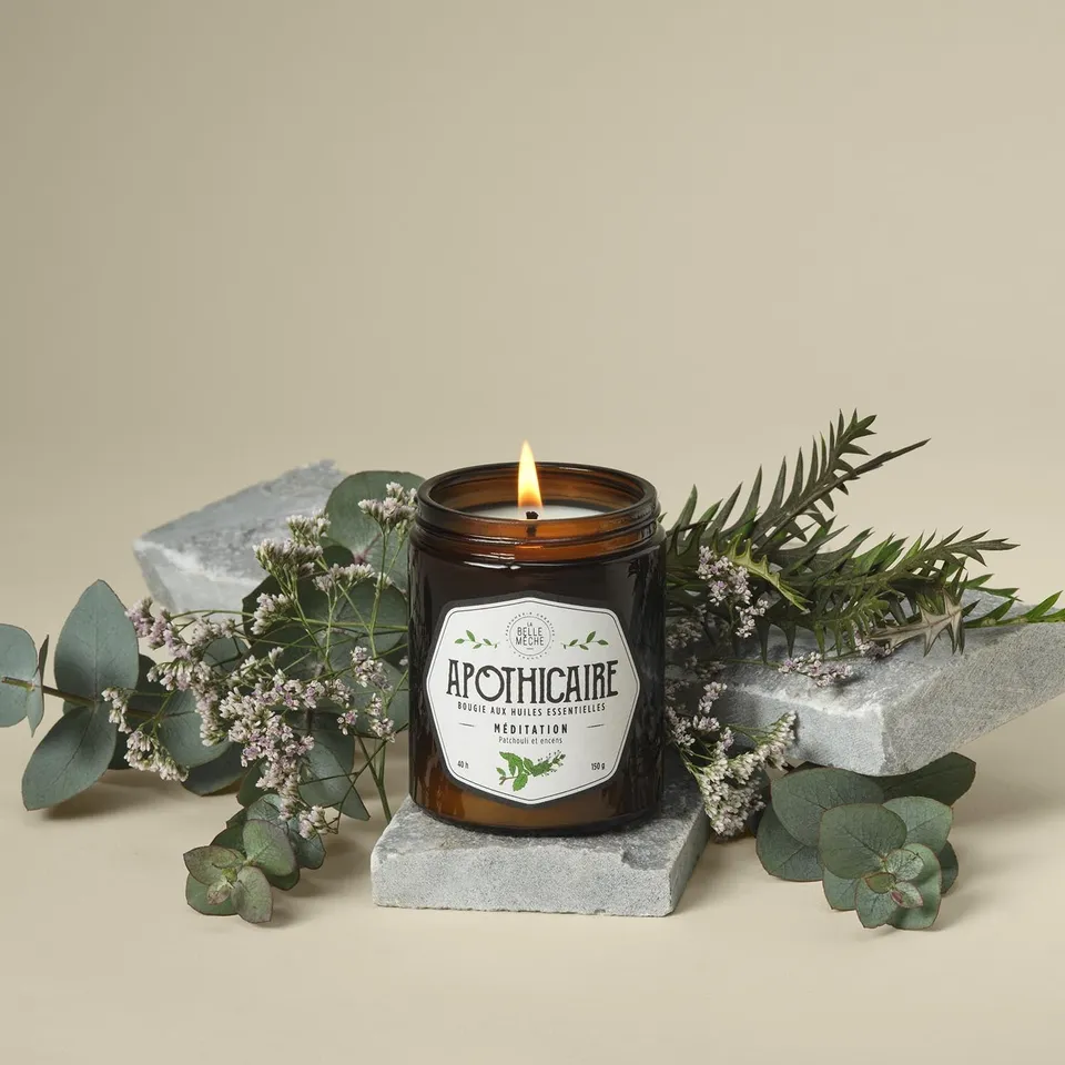 la-belle-m-che-bougie-huile-essentielle-m-ditation-150g image 1