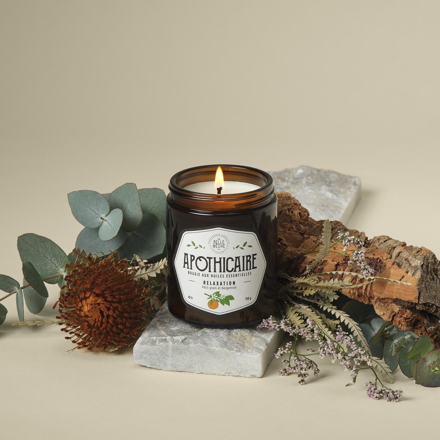 la-belle-m-che-bougie-huile-essentielle-relaxation-petit-grain-bergamote image 1