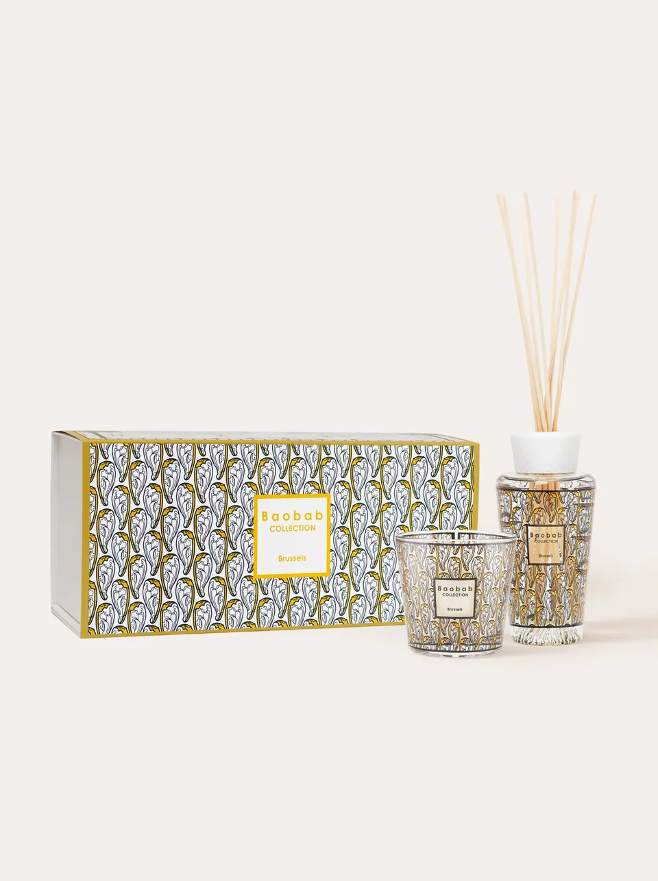 baobab-collection-coffret-cadeau-my-first-baobab-brussels-bougie-190g-diffuseur- image 1